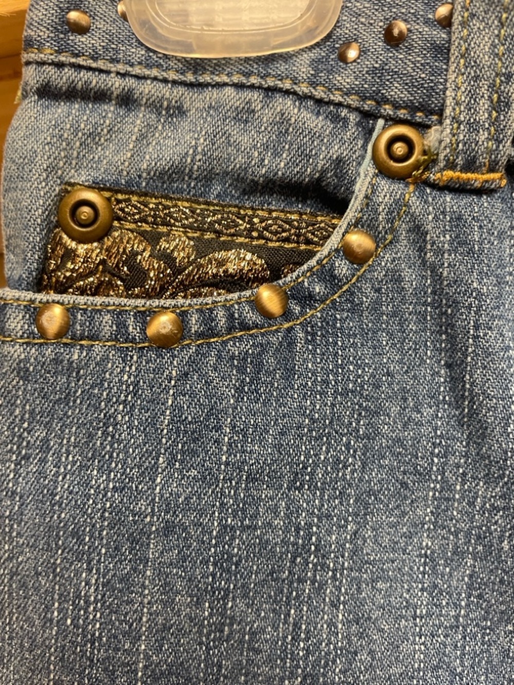 VINTAGE y2k MARY KATE AND ASHLEY jeans with Studded & Trim Accents - Picture 3 of 6